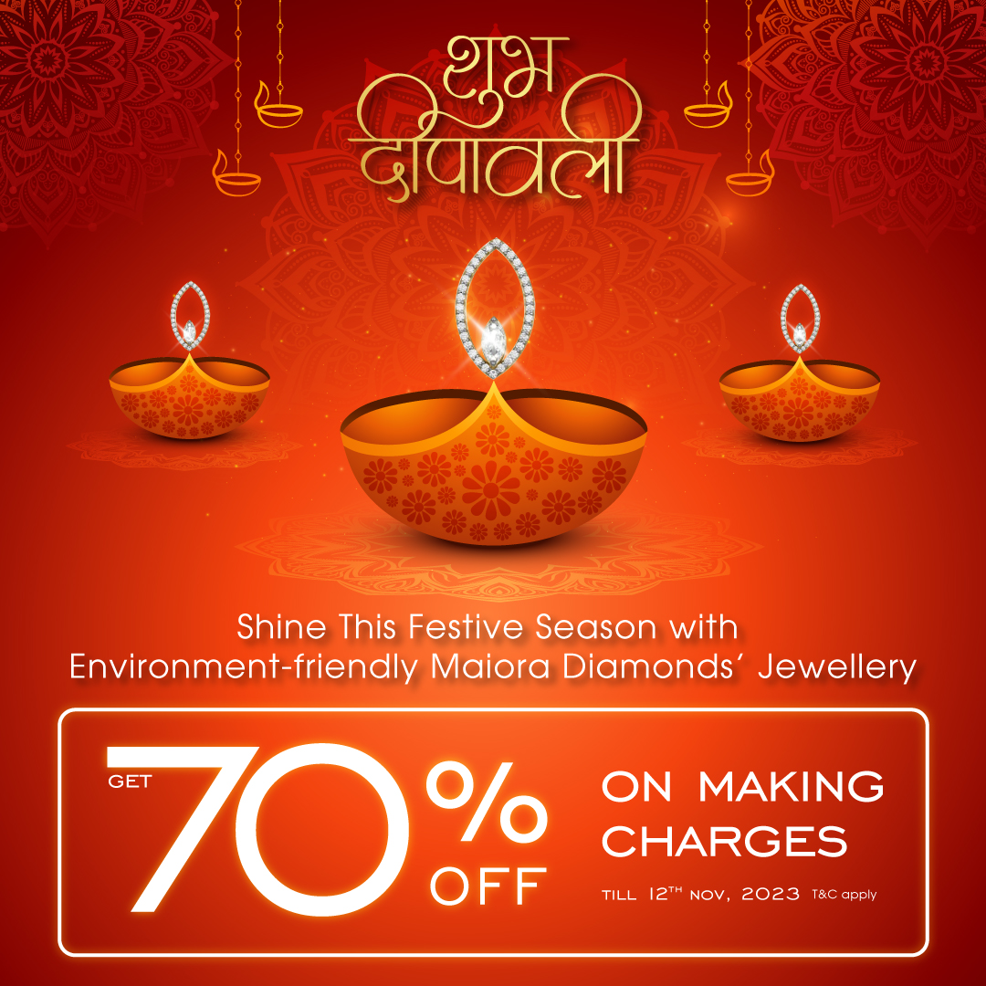 Shine Bright this Diwali with 70% Off on Making Charges